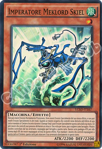 LC5D-IT167 Imperatore Meklord Skiel super rara 1a Edizione (IT) -NEAR MINT-