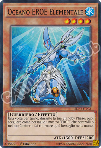 SDHS-IT002 Oceano EROE Elementale comune 1a edizione (IT) -NEAR MINT-