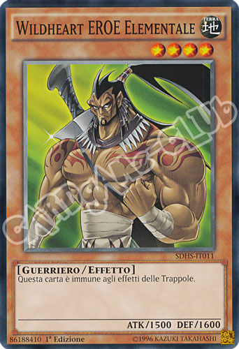 SDHS-IT011 Wildheart EROE Elementale comune 1a edizione (IT) -NEAR MINT-