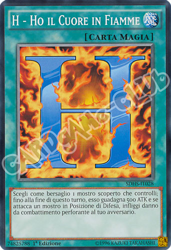 SDHS-IT028 H - Ho il Cuore in Fiamme comune 1a edizione (IT) -NEAR MINT-