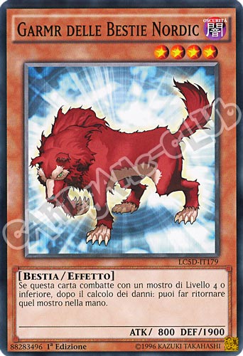 LC5D-IT179 Garmr delle Bestie Nordic comune 1a Edizione (IT) -NEAR MINT-