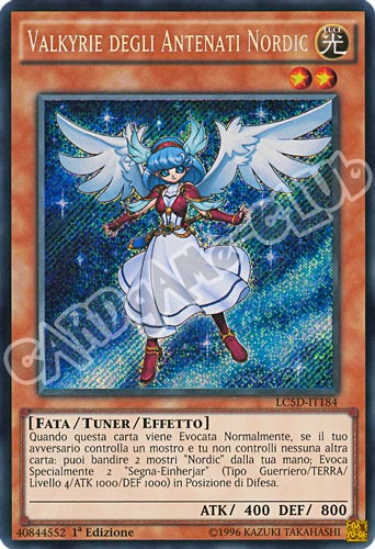 LC5D-IT184 Valkyrie degli Antenati Nordic rara segreta 1a Edizione (IT) -NEAR MINT-