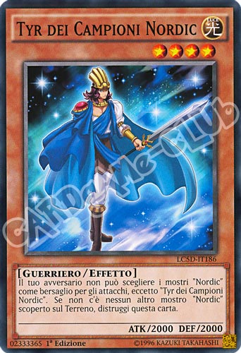 LC5D-IT186 Tyr dei Campioni Nordic comune 1a Edizione (IT) -NEAR MINT-