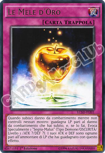 LC5D-IT201 Le Mele d'Oro rara 1a Edizione (IT) -NEAR MINT-