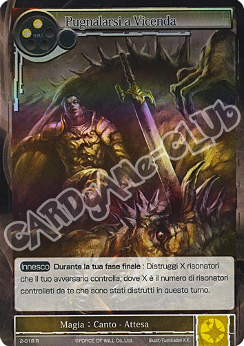 WOW2-IT018 Pugnalarsi a Vicenda rara foil (IT) -NEAR MINT-