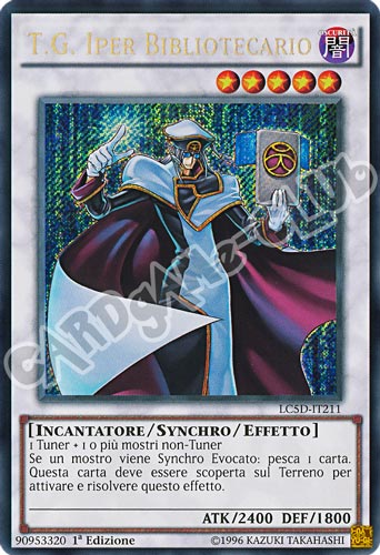 LC5D-IT211 T.G. Iper Bibliotecario rara segreta 1a Edizione (IT) -NEAR MINT-