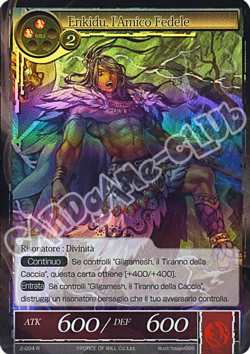 WOW2-IT024 Enkidu, l'Amico Fedele rara foil (IT) -NEAR MINT-