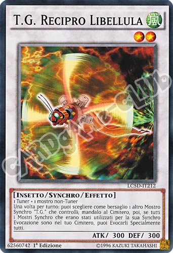 LC5D-IT212 T.G. Recipro Libellula comune 1a Edizione (IT) -NEAR MINT-