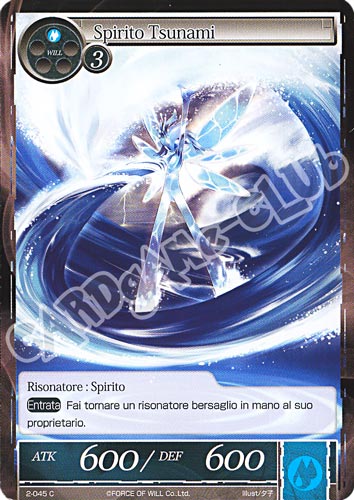 WOW2-IT045 Spirito Tsunami comune normale (IT) -NEAR MINT-