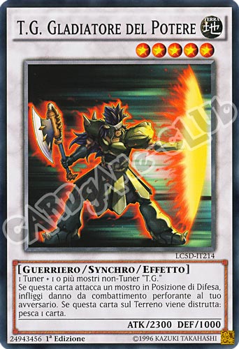 LC5D-IT214 T.G. Gladiatore del Potere comune 1a Edizione (IT) -NEAR MINT-