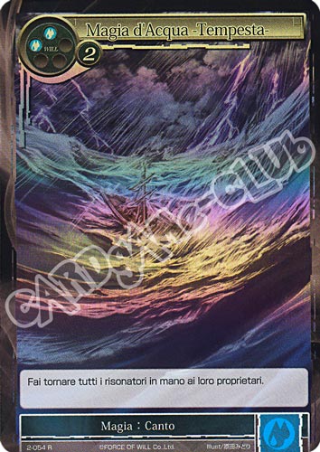 WOW2-IT054 Magia d'Acqua - Tempesta- rara foil (IT) -NEAR MINT-