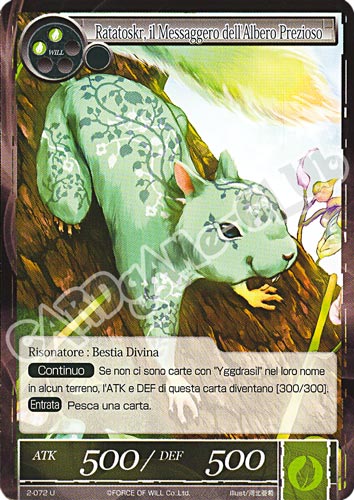 WOW2-IT072 Ratatoskr, il Messaggero dell'Albero Prezioso non comune normale (IT) -NEAR MINT-