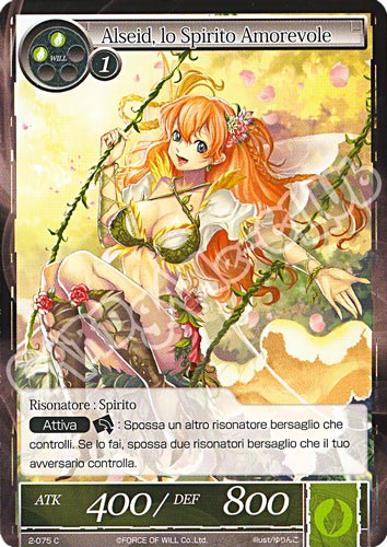 WOW2-IT075 Alseid, lo Spirito Amorevole comune normale (IT) -NEAR MINT-