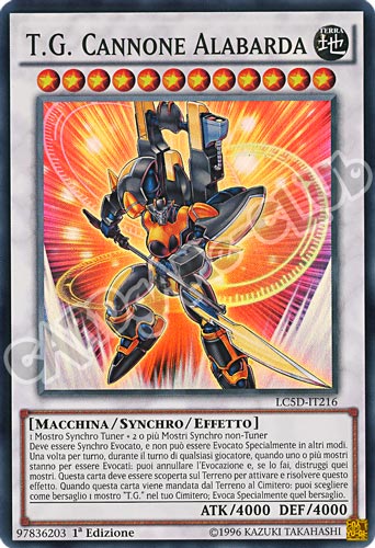 LC5D-IT216 T.G. Cannone Alabarda super rara 1a Edizione (IT) -NEAR MINT-