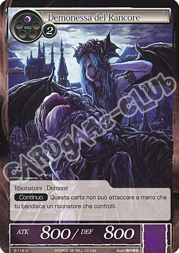 WOW2-IT116 Demonessa del Rancore non comune normale (IT) -NEAR MINT-