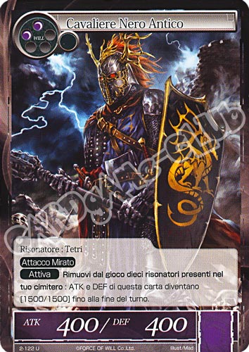 WOW2-IT122 Cavaliere Nero Antico non comune normale (IT) -NEAR MINT-