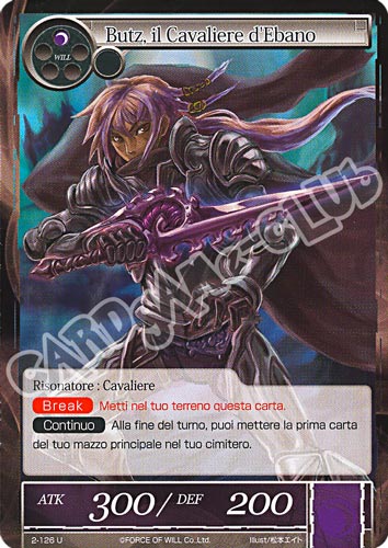 WOW2-IT126 Butz, il Cavaliere d'Ebano non comune normale (IT) -NEAR MINT-