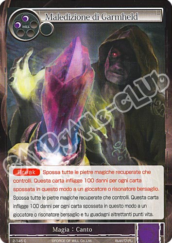 WOW2-IT124 Maledizione di Garmheld comune normale (IT) -NEAR MINT-