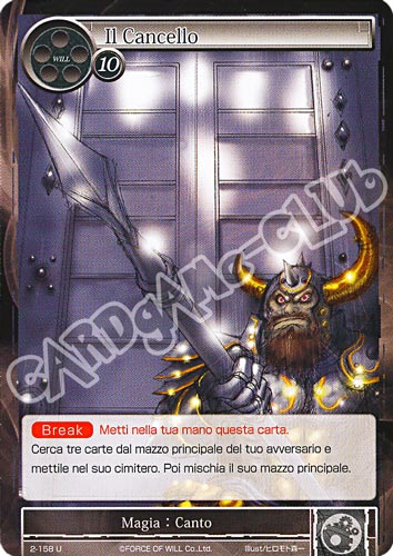 WOW2-IT158 Il Cancello non comune normale (IT) -NEAR MINT-