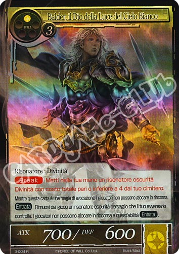 WOW3-IT004 Balder, il Dio della Luce del Cielo Bianco rara foil (IT) -NEAR MINT-