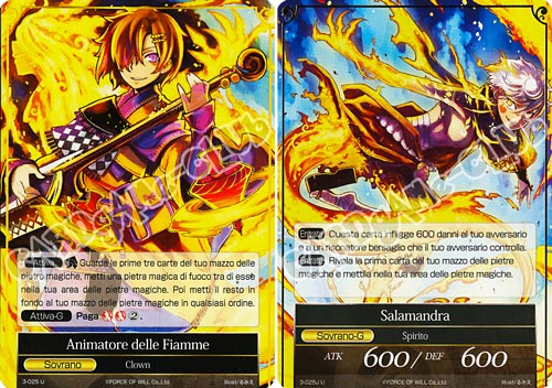 WOW3-IT025 Animatore delle Fiamme/Salamandra non comune normale (IT) -NEAR MINT-