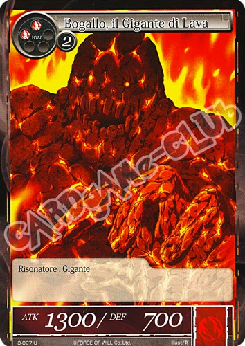 WOW3-IT027 Borgallo, il Gigante di Lava non comune normale (IT) -NEAR MINT-