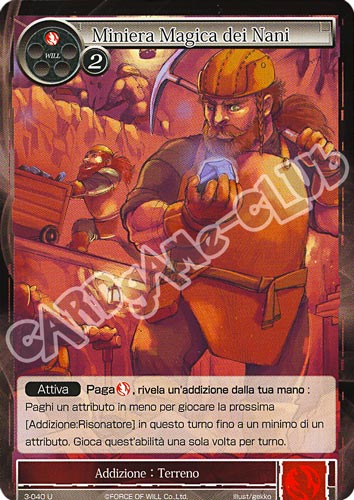 WOW3-IT040 Miniera Magica dei Nani non comune normale (IT) -NEAR MINT-