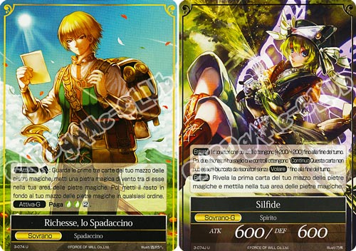 WOW3-IT074 Richesse, lo Spadaccino / Silfide non comune normale (IT) -NEAR MINT-