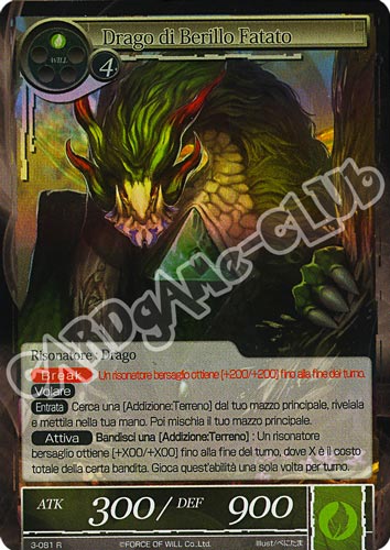 WOW3-IT081 Drago di Berillo Fatato rara foil (IT) -NEAR MINT-