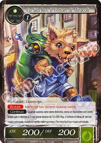 WOW3-IT084 Cu Sith Rey, il Vettore di Miracoli comune normale (IT) -NEAR MINT-