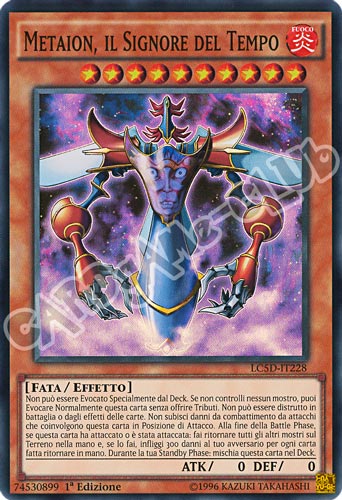 LC5D-IT228 Metaion, il Signore del Tempo super rara 1a Edizione (IT) -NEAR MINT-