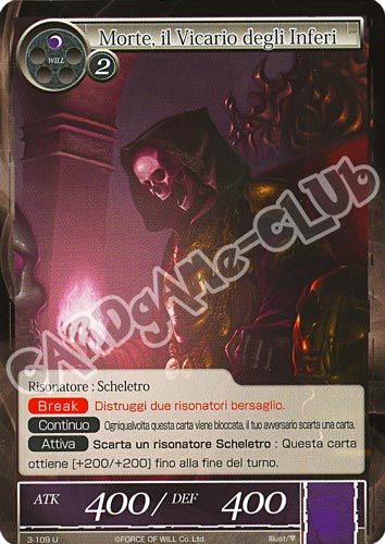 WOW3-IT109 Morte, il Vicario degli Inferi non comune normale (IT) -NEAR MINT-