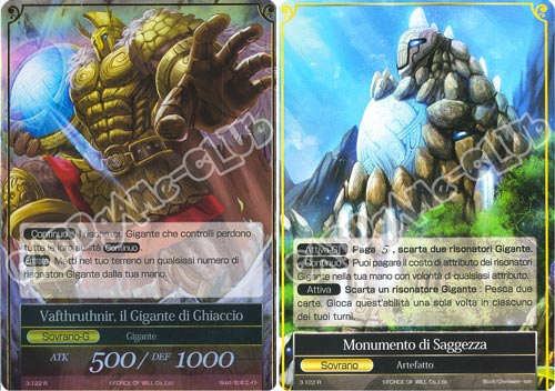 WOW3-IT122 Vafthruthnir, il Giganre di Ghiaccio / Monumento di Saggezza rara foil (IT) -NEAR MINT-