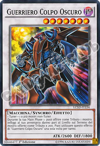 LC5D-IT234 Guerriero Colpo Oscuro comune 1a Edizione (IT) -NEAR MINT-