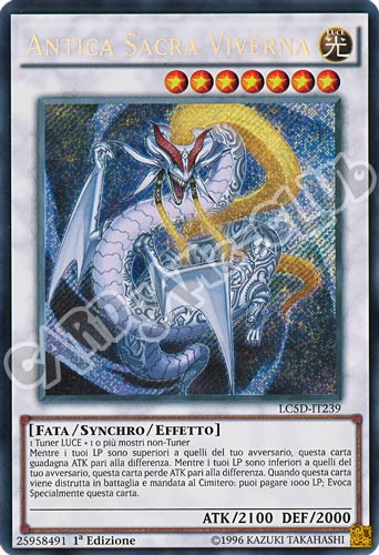 LC5D-IT239 Antica Sacra Viverna rara segreta 1a Edizione (IT) -NEAR MINT-