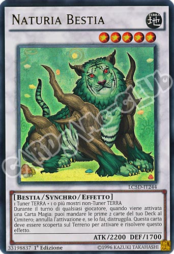LC5D-IT244 Naturia Bestia ultra rara 1a Edizione (IT) -NEAR MINT-