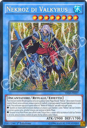 THSF-IT017 Nekroz di Valkyrus rara segreta 1a edizione (IT) -NEAR MINT-