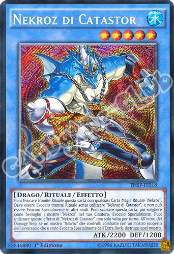 THSF-IT018 Nekroz di Catastor rara segreta 1a edizione (IT) -GOOD-