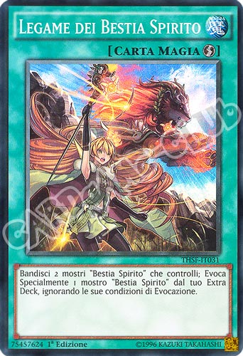 THSF-IT031 Legame di Bestia Spirito super rara 1a edizione (IT) -NEAR MINT-