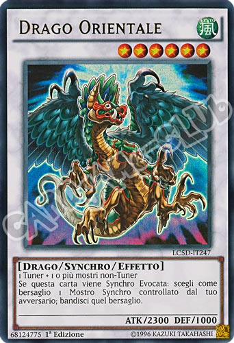 LC5D-IT247 Drago Orientale ultra rara 1a Edizione (IT) -NEAR MINT-