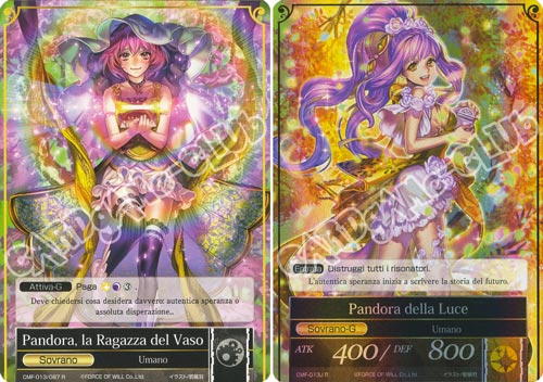 CMF1-IT013 Pandora, la Ragazza del Vaso/Pandora della Luce rara normale/foil (IT) -NEAR MINT-