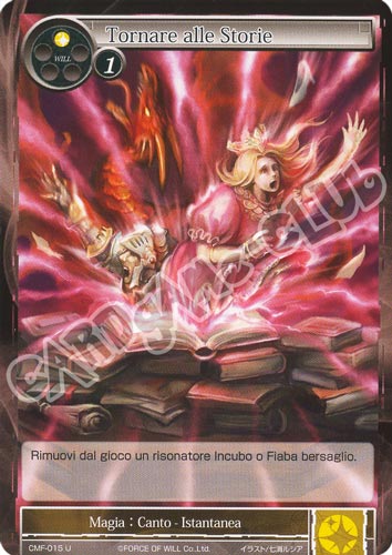 CMF1-IT015 Tornare alle Storie non comune normale (IT) -NEAR MINT-