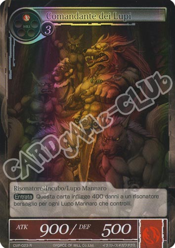 CMF1-IT023 Comandante dei Lupi rara foil (IT) -NEAR MINT-