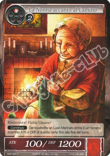 CMF1-IT025 La Nonna Accanto al Camino comune normale (IT) -NEAR MINT-