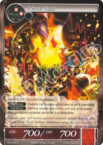 CMF1-IT035 I Sette Nani comune normale (IT) -NEAR MINT-