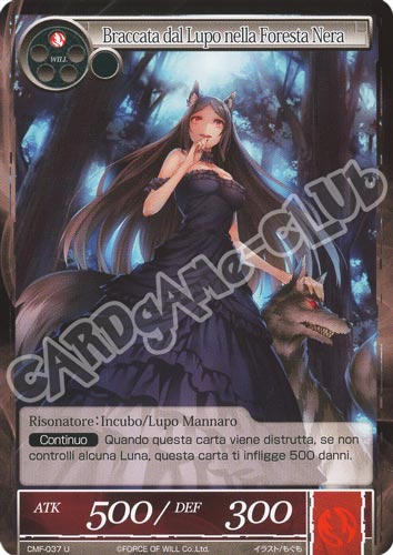 CMF1-IT037 Braccata dal Lupo nella Foresta Nera non comune normale (IT) -NEAR MINT-