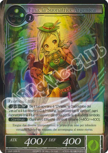CMF1-IT068 Fina, La Suonatrice Argentea rara foil (IT) -NEAR MINT-