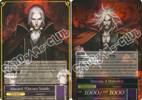 CMF1-IT077 Dracula, il Diabolico/Alucard, l'Oscuro Nobile rara normale/foil (IT) -NEAR MINT-