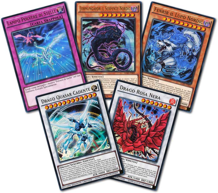 LC05-IT Set completo 5 carte ultra rare esclusive (IT) -NEAR MINT-