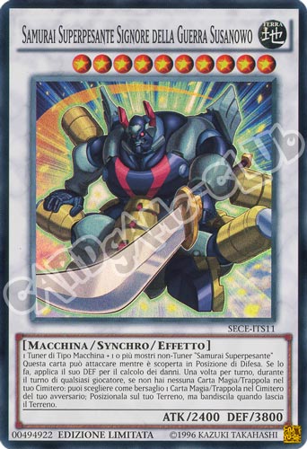 SECE-ITS11 Samurai Superpesante della Guerra Susanowo super rara Edizione Limitata (IT) -NEAR MINT-
